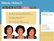 Tablet Screenshot of nikolahuebsch.com